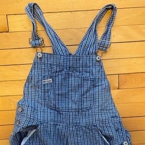 Gingham vintage overalls